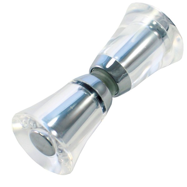 Di Vapor (R) Clear Plastic Shower Door Knob | Crystal