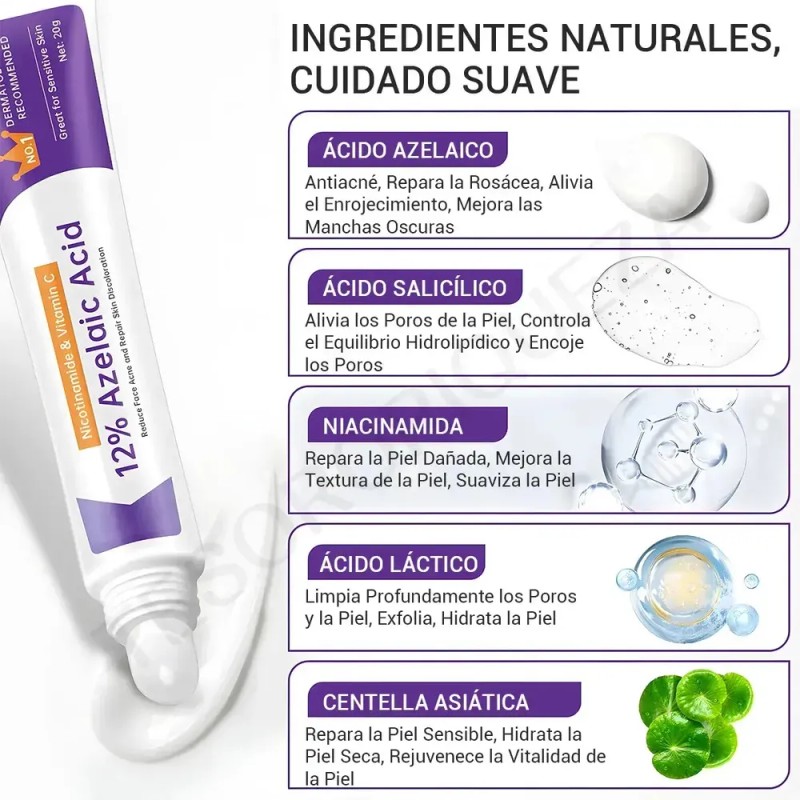 Sdfs A 2 Unidades Crema Acido Azelaico, Suero Acido Fgsfs