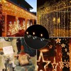 MOROBOR 60Pcs Gutter Hooks, Galvanized Clips for Hanging Outdoor Lights,