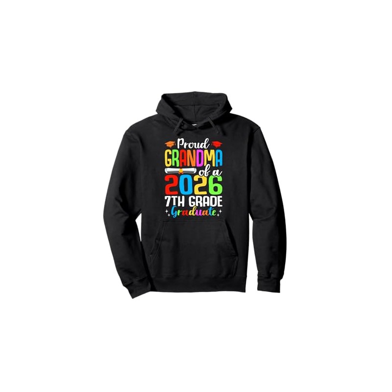 Proud Grandma Of A 2026 7th Grade Graduate Graduation Gifts