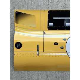 WOW! Ford Gt40 Lemans Race Side View Car Style Sign  racing