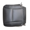FZJDSD Black Passenger Side Bottom Microfiber Leather Replacement Seat Cover
