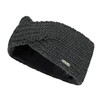 McRon Women's Knitted Headband Model Sarala Asphalt 9516R