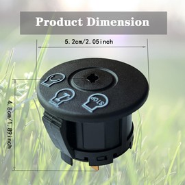 925-04659 Ignition Switch w Keys-5 terminals Compatible with MTD Craftsman Cub Cadet Ariens Bad Boy Zero Turn Lawn Tractor John Deere GY00191 Huskee Colt XP Dixie Riding Lawn Mower 725-04659