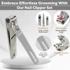 Brookstone Nail Clippers Set - Premium Stainless Steel Nail Clipper