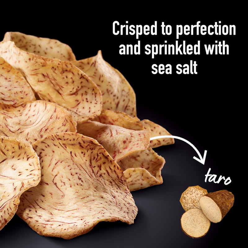 Terra Vegetable Chips, Taro Chips with Sea Salt, 5 Oz