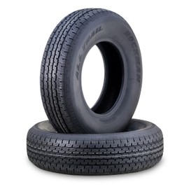ROCKMAN Trailer Tire ST205/75R14 8-Ply Load Range D 105M Steel Belted Radial 11165, Set2