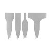 4PCS Reciprocating Saw Scraper Blade Multifunctional Stainless Steel Tile Cleaning