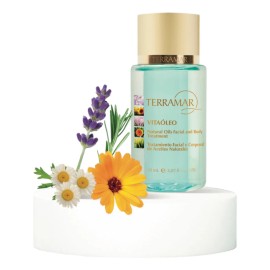 Vitaoleo Tratamiento Facial Y Corporal Terramar, 150 Mls. Momento de aplicación Día/Noche Tipo de piel Seca