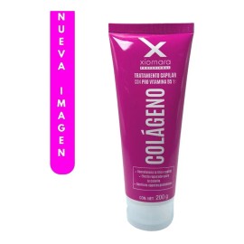 Tratamiento Colageno Cabello Extra Dañado Seco 200 Grs