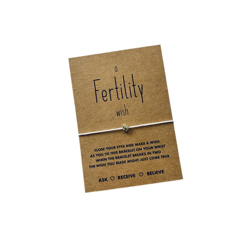 Fertility wish string bracelet | Gift for fertility | Fertility