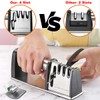 Knife Sharpeners, Best 4 in 1 Manual Kitchen Knives &