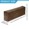 sourcing map 2Pcs Stretch Armrest Covers, Polyester Soft Armchair Slipcovers