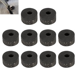 YehVeh 10 Pack Motorcycle Center Stand Rubber Bushing Washer Replacement Cushion Gasket Pad Buffer Grommet for Motor Bike Middle Kickstand Bracket Ebike Double Leg Centerstand Parking Support Foot