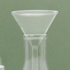Glass Funnel Set for Lab: 3 Pack Heavy Wall Borosilicate