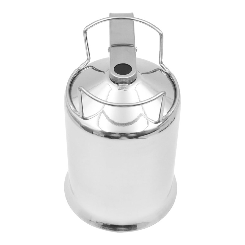 ZONADAH Flour Dispenser Pancake Batter Dispenser with Lid Stainless Steel