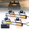Dinfu Emergency Dash Strobe Lights with Controller for Trucks -