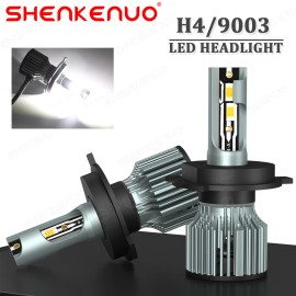 SHENKENUO H4 9003 LED Headlight Bulb High/Low Beam Conversion Kit 6000K White Super Bright