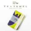 Kusunobashi Crest Weave [moritaMiW] Tea Towel, Bear "Lemon Like Moon"
