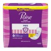 Poise Incontinence Pads for Women, 6 Drop Ultimate Absorbency, Long