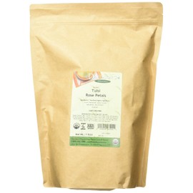 Davidson's Tea Bulk Bag, Organic Tulsi Rose Petals, 16 Ounce