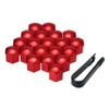Shiwaki 20pcs 21mm Nut Caps with Removal Tool Wheel Nut