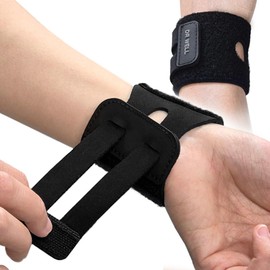 DR. WELL Wrist Brace for various wrist injuries, Fits Both Wrists. Fits most Sizes. Supports Repetitive Wrist user. Designed Premium light weight Neoprene. Made in Korea