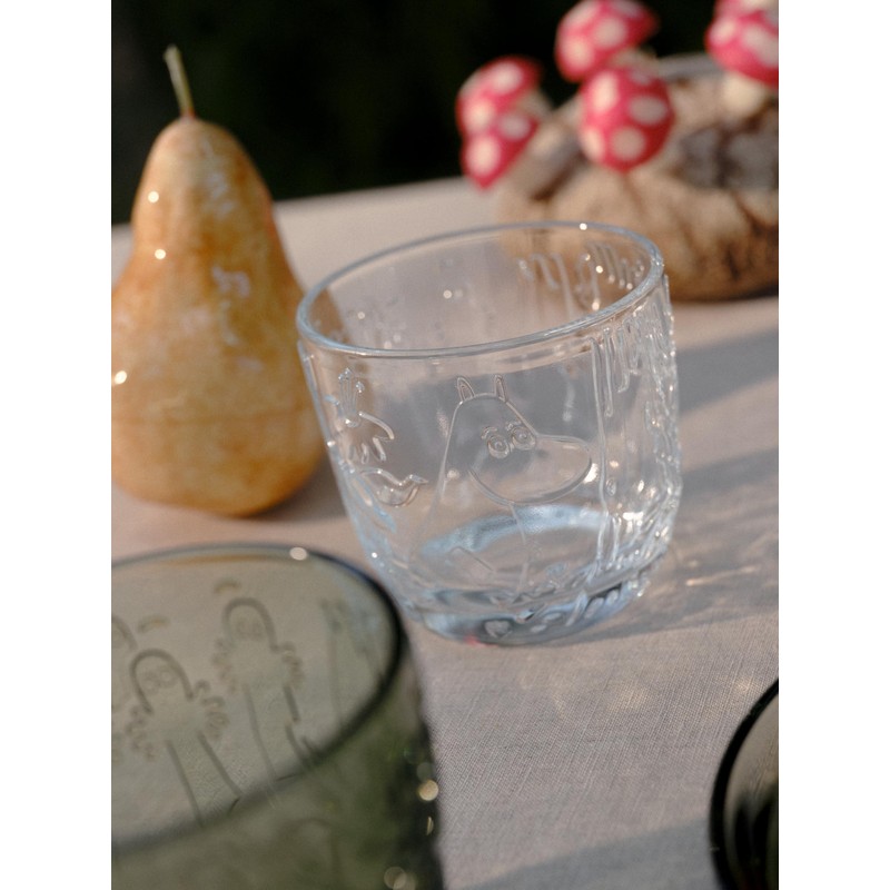 Moomin by ARABIA 1070867 Glassware Collection, Tumbler, Cup, Approx. 9.5