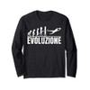 Portiere Calcio Divertente Evoluzione Regalo Maglia a Manica