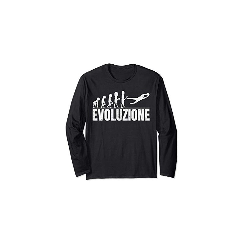 Portiere Calcio Divertente Evoluzione Regalo Maglia a Manica