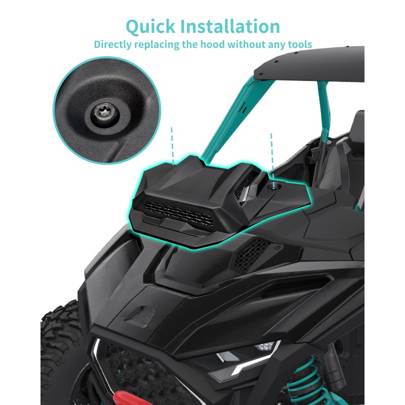 SLORIMOD Sport Hood Scoop for Polaris RZR PRO XP XP4/PRO