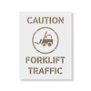 Forklift Traffic Stencil - Reusable Stencils for Painting - Create