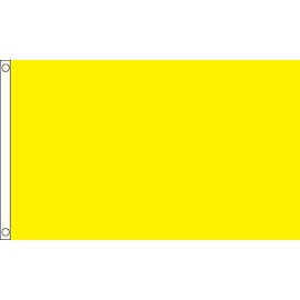 Plain Yellow Small Flag 3ft x 2ft