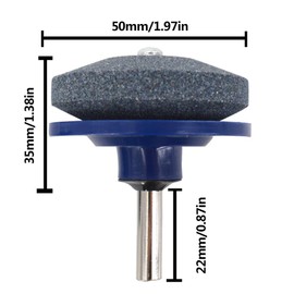 3 Pack Lawn Mower Blade Sharpener,Lawn Mower Sharpener for Power Drill Hand Drill