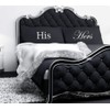 60 Second Makeover Limited His and Hers Black Pillowcase Couples