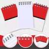 Eaasty 24 Packs Mini Cartoon Animation Party Favors Notebooks Red
