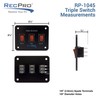 RecPro RV Toggle Switch | RV Tank System Control Panel
