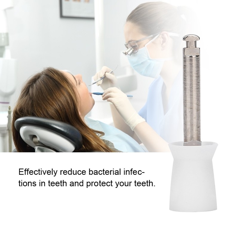 100Pcs Dental Teeth Polishing Brush Rubber Polisher Dental Supply with