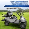 NOKINS 4PCS Golf Cart P Diamond Seat Covers Kit,Front and