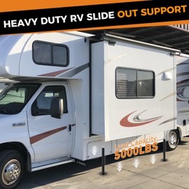 BYERN AUTO RV Slide Out Support Jacks-Adjustable from 19" to 47", Set of 2 Heavy-Duty Camper Slide Out Stabilizer Jacks, Supporting Up to 5,000 lbs Capacity, Ideal for RV, Camper and Travel Trailer