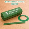 JC Friend Putter Mat Set with Cup Stopper, Compact Storage,