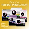 U by Kotex Lightdays Panty Liners, Regular, Unscented, 516 Count