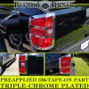 Torox 2014-2018 CHEVY SILVERADO 1500 15-19 2500 3500 Chrome Tail