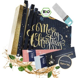 Premium Organic Tea Advent Calendar 2024 by Pöffi - with Messmer Organic Tea - Christmas Tea - Organic & Rainforest Alliance - Vegan - Advent Calendar Tea