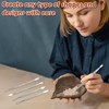 Piriuuo Wax Carving Tools Set, Stainless Steel Clay Sculpting Tools
