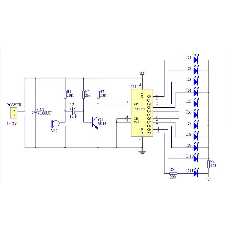 DIY Solder Practice Kit Voice Activated LED Soldering Project Teaching