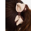 JewelVOX Hair Accessories, Bi-Color, Grosgrain Ribbon, Fluffy Banana Clip (Navy