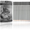 Artist Quality Fine Art Drawing & Sketching Pencils (H-14B), 24