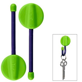 Nite Ize GTU2-M2-2R7 Gear Tie 2" Hanging Twist Tie Lime/purple