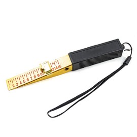 Fire Door Gap Gauge Checker Tool, 1-15mmdoor Gap Measuring Tool, Checker Tool Engineering Ruler, Feeler Gauges for House Engineering Inspection Flatness Measuring Tool Ruler(0.5mm/0.2mm) (0.5mm)